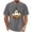 Z179 Gray, variant on Mens Halloween T-Shirts Cute Ghost Witch Hat Jack O Lantern Pumpkin Graphic Cotton Tops Short Sleeve Crew Neck Casual Fall Holiday Shirts Black,S
