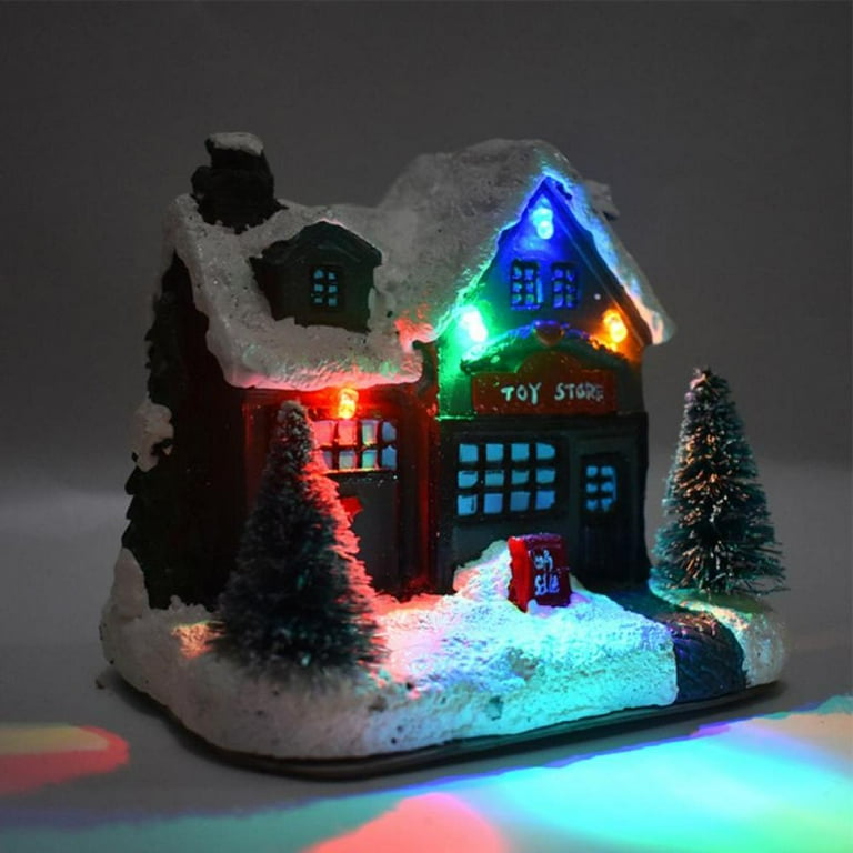 Clearance Sale!Christmas Mini Cabin Tiny Scene Snow Hamlet Houses Building  Luminous Figurines for Kids Gifts Tabletop Ornaments Holiday Decor C -  Walmart.com