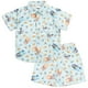 thumbnail image 1 of Conjunto de camisa y pantalones cortos hawaianos Bluey Bingo Muffin 5T, 1 of 8