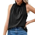 thumbnail image 1 of Moda mujer sólido sin mangas chaleco camiseta blusa casual tops Pompotops  lopia1000233, 1 of 4