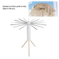 thumbnail image 3 of Tripod Clothes Drying Rack Foldable Portable Sturdy Indoor Outdoor Use, for Compact Apartments Without a Dryer, 3 of 7