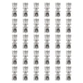thumbnail image 1 of Shisuyan Jewelry Connectors Jewelry Buckles Silver 30pcs, 1 of 9