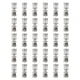 thumbnail image 1 of 30pcs Necklace Screw Clasps Jewelry Buckles DIY Jewelry Making Accessories, 1 of 6