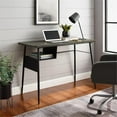 thumbnail image 2 of Walker Edison Mira Engineered Wood Writing Desk with Shelf in Cerused Ash, 2 of 4