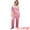 Pink, variant on 2Pcs Women's Stylish AK Velour Tracksuit Set XS Forest Green
