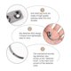 thumbnail image 4 of 3 Pcs Magnetic Hooks Alarm Key Hook Detacher Magnetic Remover Accessories Mini Hook Detacher Tag Hook Pin Opener Key, 4 of 4