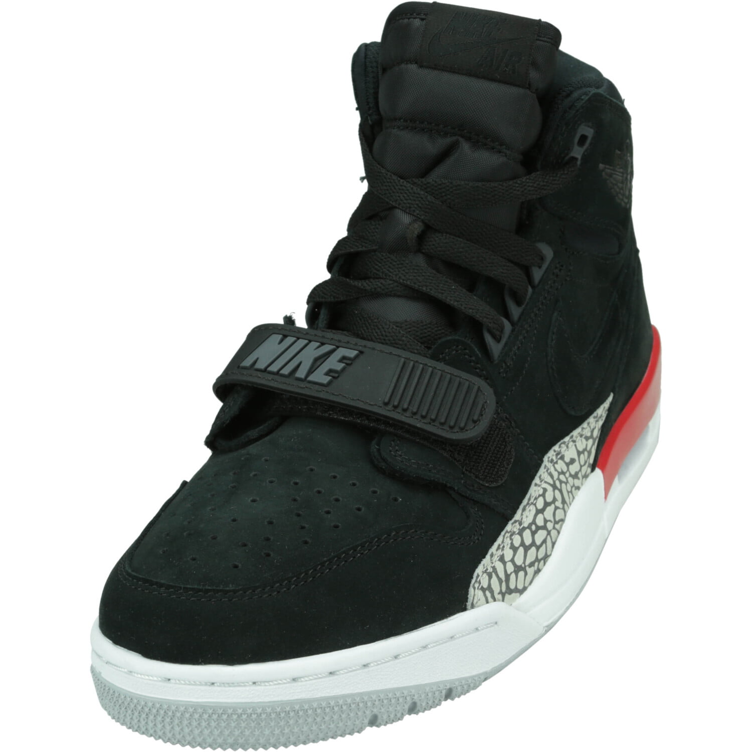 Air Jordan Nike Men S Air Jordan Legacy 312 Black Fire Red High Top Basketball 13m Walmart Com Walmart Com