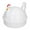 White, variant on Egg Cooker Chicken Shaped Microwave Eggs Boiler Time Saving Rapid Creative Boiled 4 Eggs Capacity Cookers Kitchen Maker Tray Steamer Quick Breakfast Gadgets Suitable For Cooking