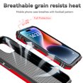 thumbnail image 5 of Heavy Duty Case for iPhone 15 Pro Max, Rugged PC Soft TPU Military Grade Shockproof Metal Magnetic Car Mount Cover with Camera Lens Sliding Ring Holder Bracket Case, Red, 5 of 8