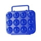 thumbnail image 5 of Contenedor portátil para guardar huevos, caja de protección con 12 compartimentos, ideal para mochileros, senderismo, caravanas y hogares. Azul, 5 of 8