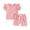 Pink, variant on Bagilaanoe 2pcs Toddler Baby Girl Shorts Set Short Sleeve T Shirt Tops Shorts 6M 12M 18M 24M 3T Kids Casual Summer Clothes