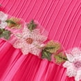 thumbnail image 6 of Girls Clothes Sleeveless Camisole Ruffle Tops and Jean Short Sets 1-8T Girl Clothes 3-4Years Hot Pink, 6 of 8
