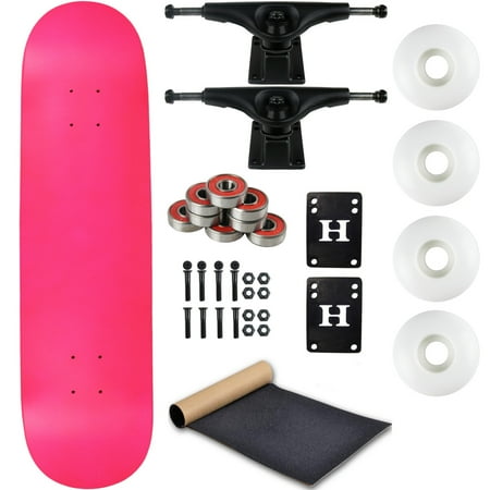 Moose Complete Skateboard NEON PINK 8.25  Black/White price history on PriceWatchPro