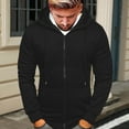 thumbnail image 2 of NIEWTR Hoodies for Men Full Zip Up Sweatshirt Thick Fleece Jackets Winter Warm Casual Hoodies Coats (3XL,Z01-Black), 2 of 5