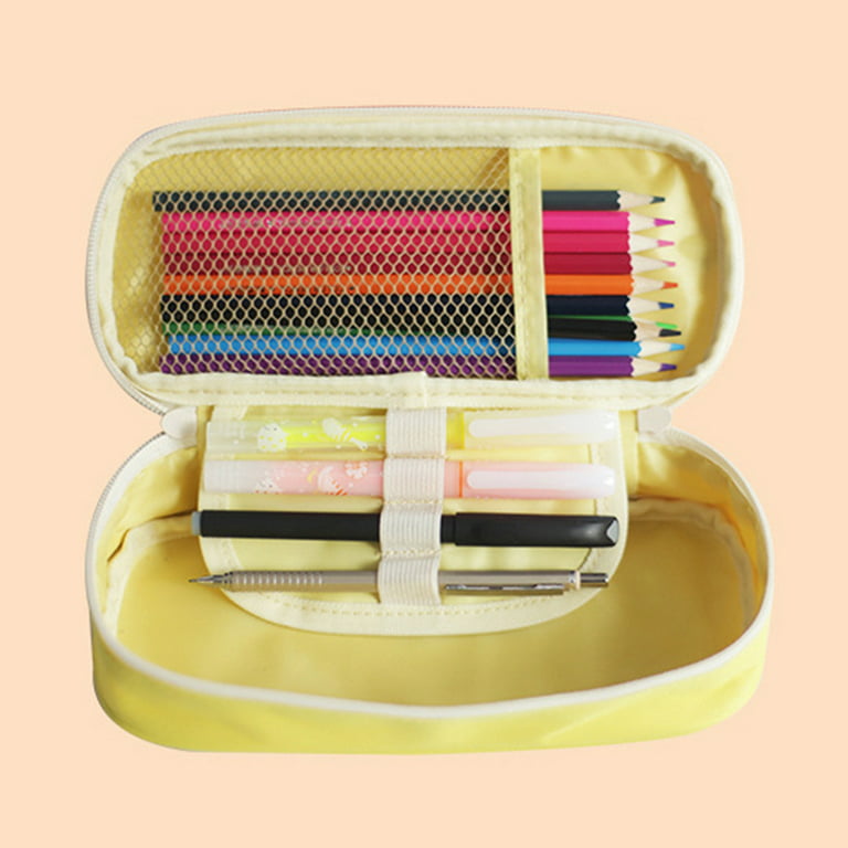 Estuche Para Organizar Lapices Colores Lapiz Pencil Case Teens School  Supplies