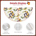 thumbnail image 4 of Daiia Snake And Moon Drawing Merry Christmas Tree Skirt , Xmas Large Lace-up Tree Skirt, Santa Snowflakes Rustic Home Decorations New Year Party Farmhouse Decor-30", 4 of 7