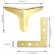 thumbnail image 2 of Juego de 4 patas para muebles, KkvoGmle, Hierro, 10cm, Dorado, 2 of 5