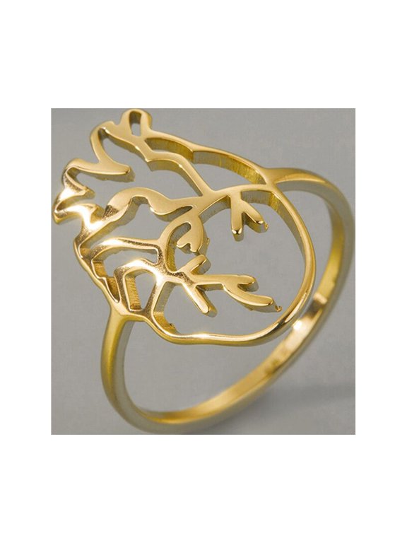 Heart Ring Anatomy Stainless Steel Jewelry Medical Ring