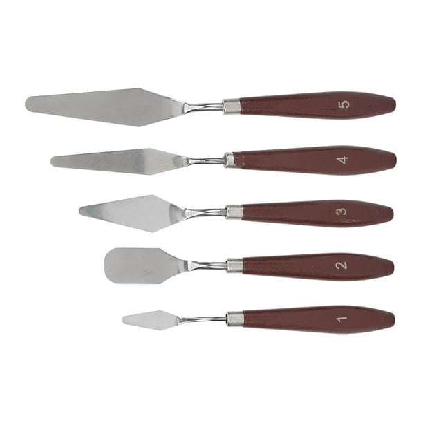 Espátulas Para Cera Multifunción, Espátula Para Glaseado De Pasteles, Raspador Para Mezclar Para Decorar Hornear, 5 Uds.