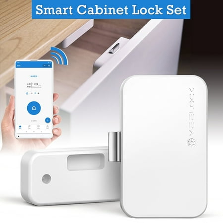 Xiaomi YEELOCK Smart Drawer Cabinet Lock Keyless Bluetooth APP Unlock Anti-Theft Child Safety File (Best Gallery Lock App)