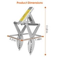 thumbnail image 4 of 2 Pack Mole Traps Thickened Metal Mole Scissor Trap Reusable Mole Trap Mole Control Easy Set Ground Mole Trap for Lawns, 4 of 9