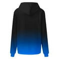 thumbnail image 5 of Bowake Womens Oversized Hooded Sweatshirt Gradient Drawstring Long Sleeve Casual Fall Winter Pullover Tops with Pocket, 5 of 5