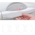 thumbnail image 1 of LAICAIW 4Pcs 3D Transparent Car Door Bowl Scratch Protector, Universal Waterproof Anti-Scratch Paint Invisible Protection Film for Most Models, white, 1 of 6