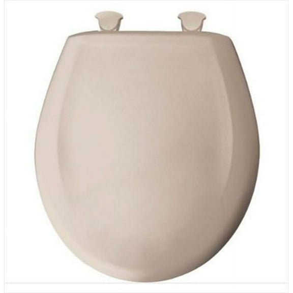 Round Closed Front Toilet Seat in Blush