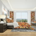 thumbnail image 3 of Designart 'Abstract Triangle' Modern Bedding Set - Duvet Cover & Shams, 3 of 4