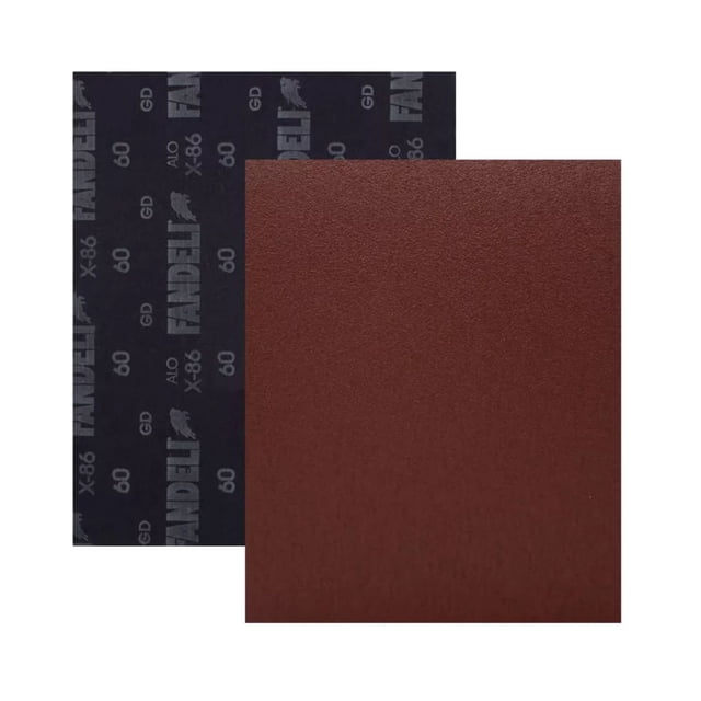 25pz Banda Lija Fandeli Grano 60X86 23x28cm 00091 Abrasivo Desbaste Pulido Acabado Liso Lijadora
