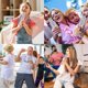 thumbnail image 4 of BONAOK Micrófono de karaoke inalámbrico Bluetooth con luces LED, micrófono portátil 4 en 1 con altavoz, reproductor de karaoke para cantar, juguetes de fiesta en casa, regalo de cumpleaños para niños,, 4 of 4
