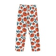thumbnail image 4 of Kdxio Hand Drawn Tomatoes Print Men's Sleep Pajama Pant Lounge Pants with Pockets, 4 of 8
