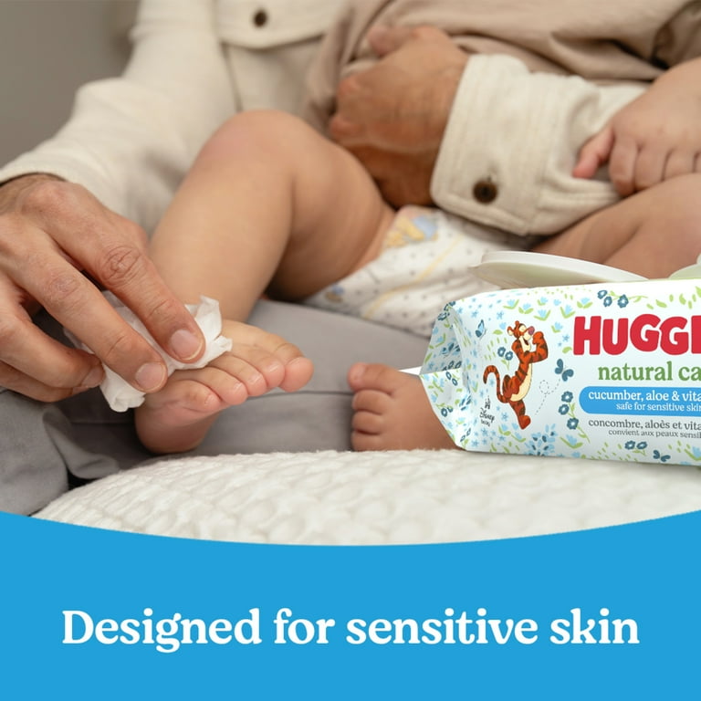 Huggies Natural Care Cucumber, Aloe and Vitamin E Baby Wipes