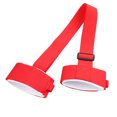 thumbnail image 2 of Lot de 6 Sangles de Porte-Skis Réglables avec Sangle de Fixation Rembourrée Boucle Solide pour Adultes Enfants (Noir+rouge), 2 of 5