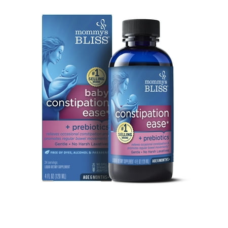 Mommy's Bliss Baby Constipation Ease + Prebiotics, 4 Fl (Best Over The Counter Constipation Relief)