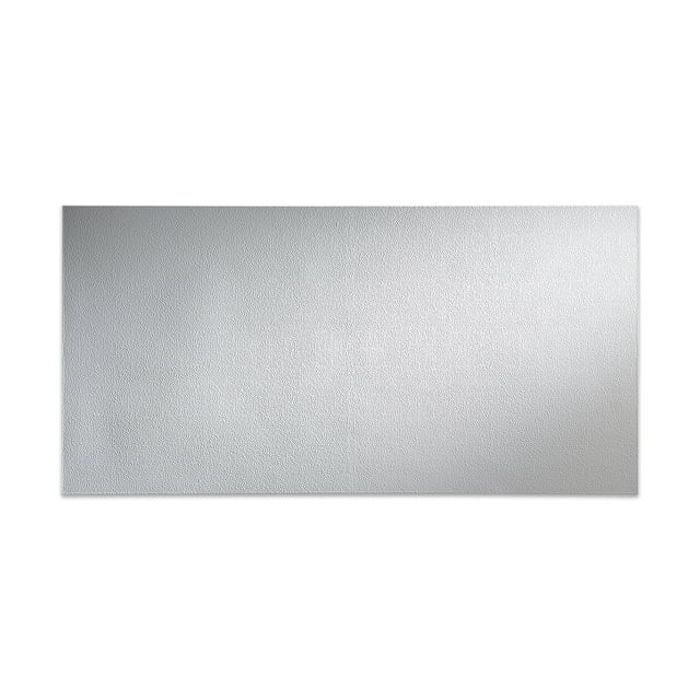 FASÄDE Easy Installation Hammered Matte White Wall Panel (4' x 8' Panel)