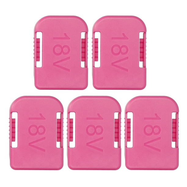 Shell del clip Irfora 5pcs baterías de iones de litio soporte de almacenamiento dedicado Clip de batería soporte de montaje de batería reemplazo para Bo-sch BAT622 BAT609 18V batería MAK BL1860B BL185 Irfora Shell del clip