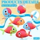 thumbnail image 3 of Juguetes de peluche Blueweenly con forma de pez, paquete de 12 unidades, 22 cm, colorido juego, 3 of 8