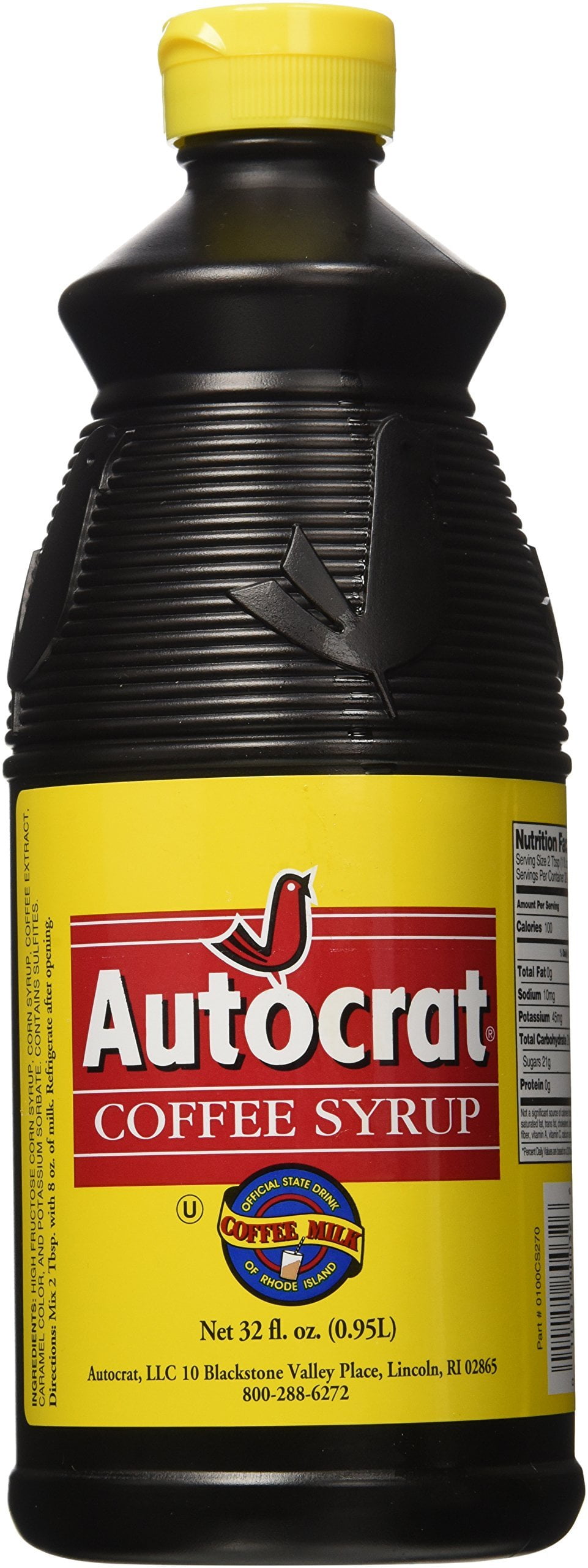 Autocrat Coffee Syrup, 32 oz 32 Fl Oz (Pack of 1) NEW