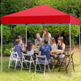thumbnail image 6 of GVDV Canopy Tent, 10x10 ft Easy Pop up Outdoor Canopy Tent, Portable Straight Leg Gazebo Instant Canopy, 6 of 13