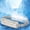 White, variant on Ice Compress Belt Hanging Waist Fan Portable Cooler Clip Waist High Wind Fan with Built-in 4000mAh Battery Large Area Vent Four Adjustable Wind Speeds for Outdoor Sports and Daily Use