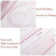 thumbnail image 4 of Multifunctional French Curve Ruler Soft Plastic Patchwork Ruler Measure Dressmaking Drawing Template Craft Sewing Tools, 4 of 9