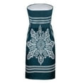 thumbnail image 5 of Summer Dresses for Women 2022, Women's Summer Strapless Dresses Tube Top Beach Mini Dress Floral Printed Boho Sleeveless Flowy Tank Sundresses, 5 of 7