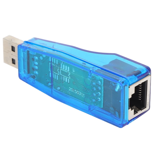 Wireless Ethernet Adapter, Lightweight Portable 10 100Mps USB Card ABS Self Powered for Computer