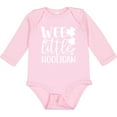 thumbnail image 3 of Inktastic St. Patrick's Day Wee Little Hooligan with Shamrocks Boys or Girls Long Sleeve Baby Bodysuit, 3 of 5