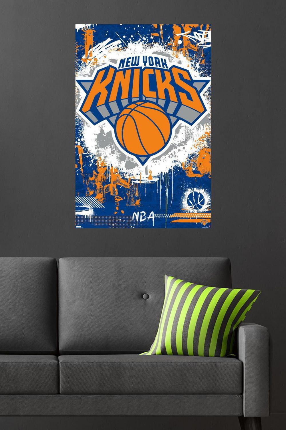 NBA New York Knicks - Maximalist Logo 23 Wall Poster, 22.375" x 34"