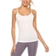 thumbnail image 1 of Txlixc - Camiseta sin mangas básica para mujer, con tirantes finos, camisetas interiores ajustables para yoga Txlixc Moda, 1 of 6