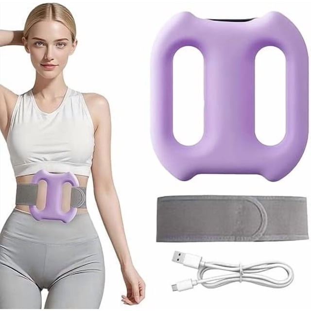 Anillo Vibratorio Doble Fascia | Mini Anillo de Yoga Recargable | Herramienta de Recuperación Definitiva | Portátil y Práctico | Beneficios para Quemar Calorías | Uso Versátil | Lcp250927001A