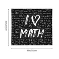 thumbnail image 5 of Bingfone Polyester Fabric Tapestry I Love Math Wall Hanging Tapestry,Daily Decorative Tapestry For Bedroom Living Room Dorm 60l X 51w Inches, 5 of 9