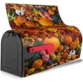thumbnail image 3 of Autumn Sunflowers Mailbox Covers, Wooden Magnetic Post Box Cover Wraps Standard Size 21x18 in for Garden Yard Decor, 3 of 7